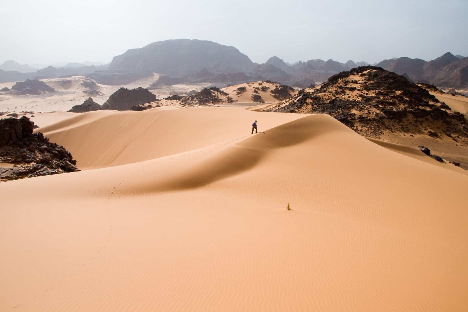Sahara Desert, berbagai negara – Gurun terbesar di dunia dengan dunes pasir yang luas dan wisata petualangan