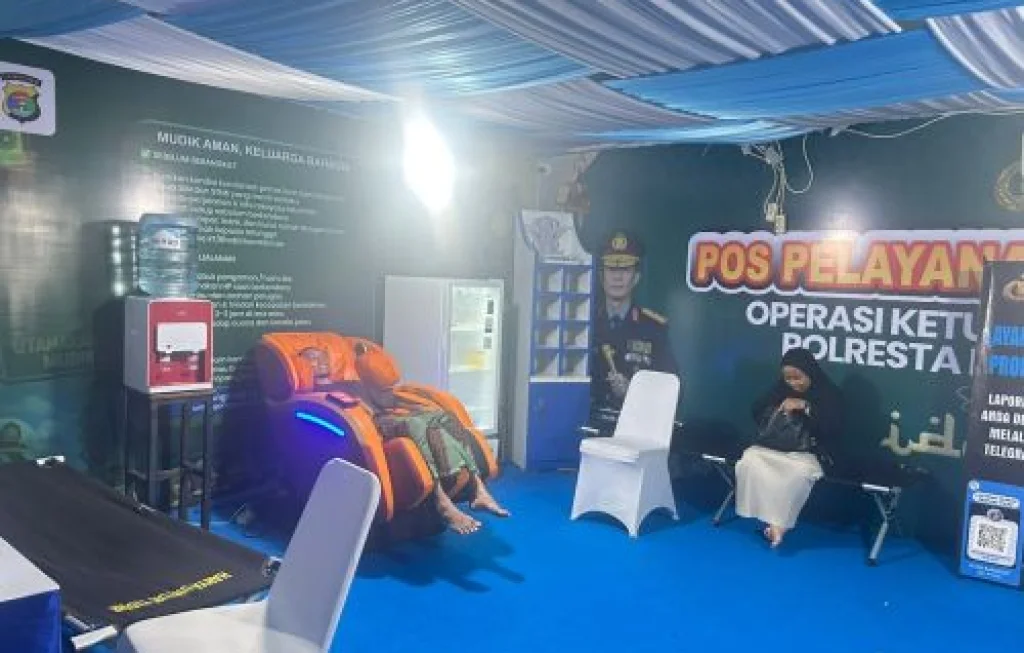 Mudik Lewat Bandar Lampung, Ada Kursi Pijat, Ruang